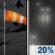 Tonight: Blowing dust between 3am and 5am, then patchy blowing dust and a slight chance of rain. Mostly cloudy. Low around 26, with temperatures rising to around 41 overnight. West wind 10 to 30 mph, with gusts as high as 50 mph. Chance of precipitation is 20%. Tonight: Mostly Cloudy then Patchy Blowing Dust